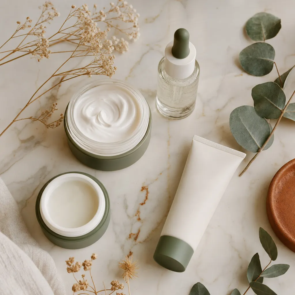Schwangerschaft Hautpflege sichere Wirkstoffe — Ceramide Hyaluron Panthenol Sonnenschutz